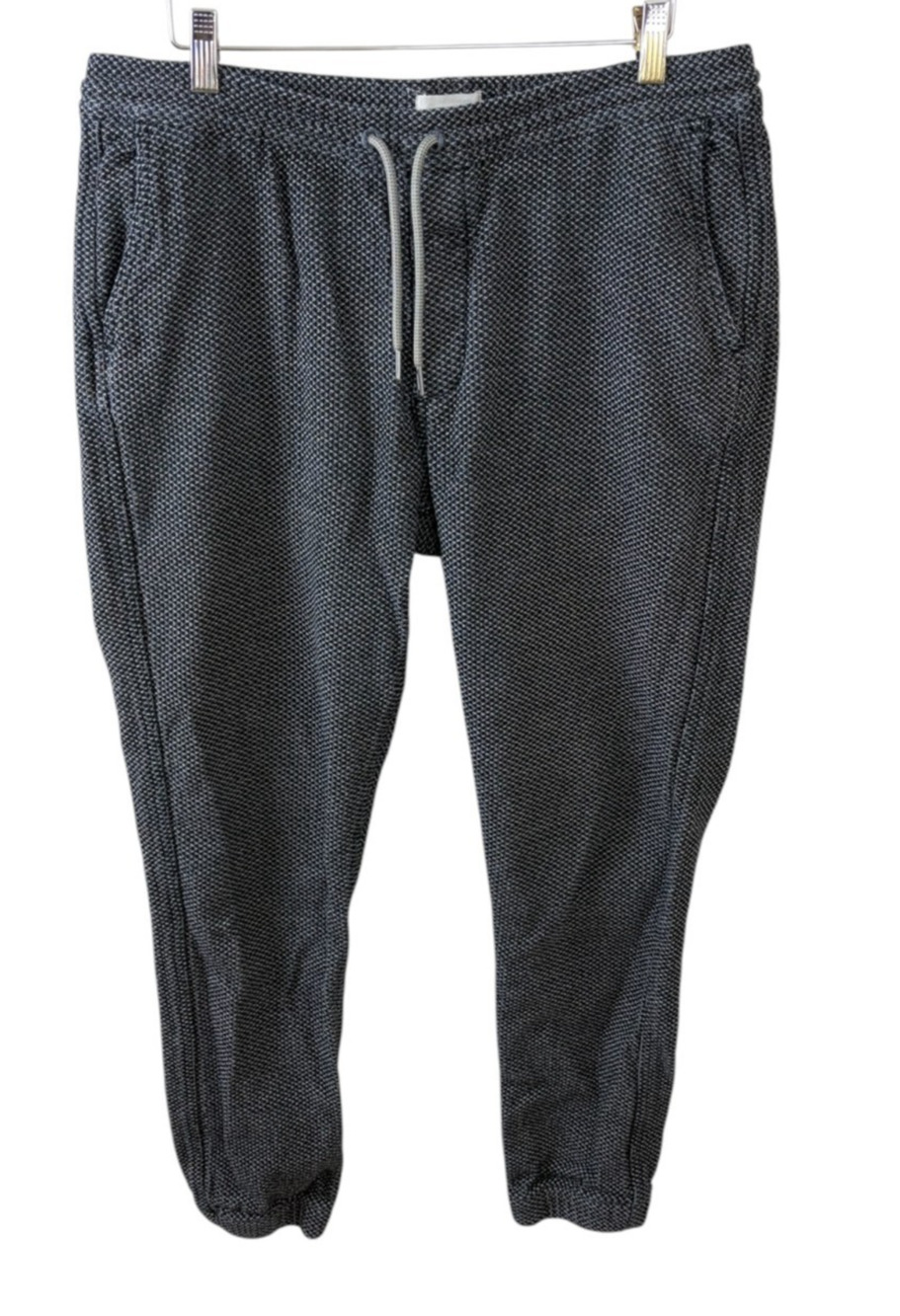 Taylor Stitch The Apres Pant in Charcoal Sashiko Sz M 100% Organic Cotton